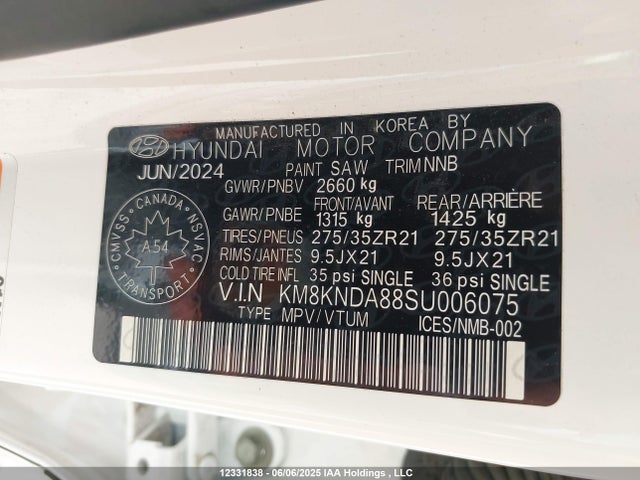 KM8KNDA88SU006075 Hyundai Ioniq 5 N