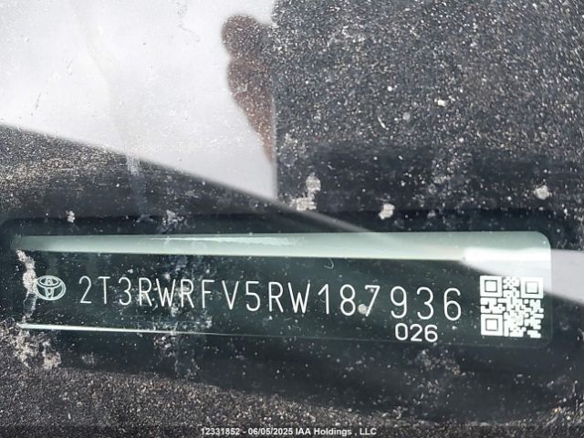 2T3RWRFV5RW187936 Toyota Rav4 Hybrid Xle