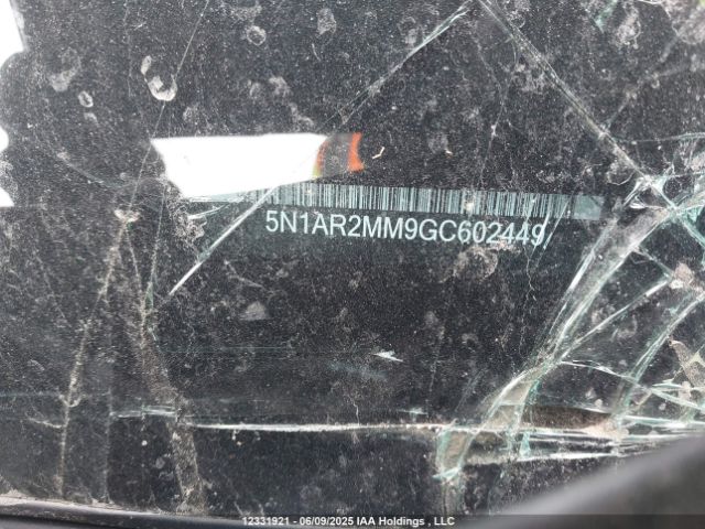 5N1AR2MM9GC602449 Nissan Pathfinder Platinum/s/sl/sv
