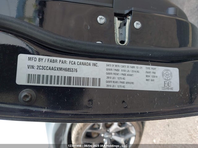 2C3CCAAGXMH685376 Chrysler 300