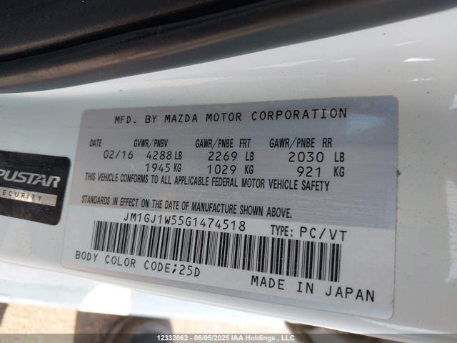 JM1GJ1W55G1474518 Mazda py