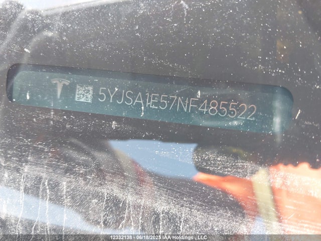5YJSA1E57NF485522 Tesla MODEL S