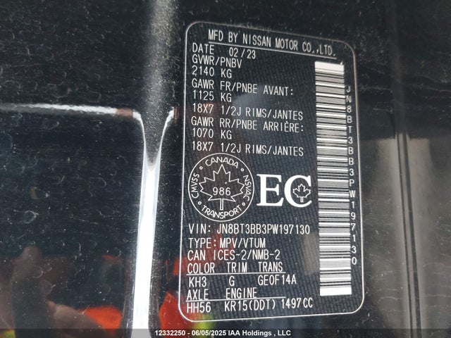 Nissan Rogue 2023 JN8BT3BB3PW197130 Image 19