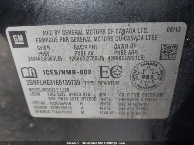 2GNFLHE31E6139739 Chevrolet Equinox