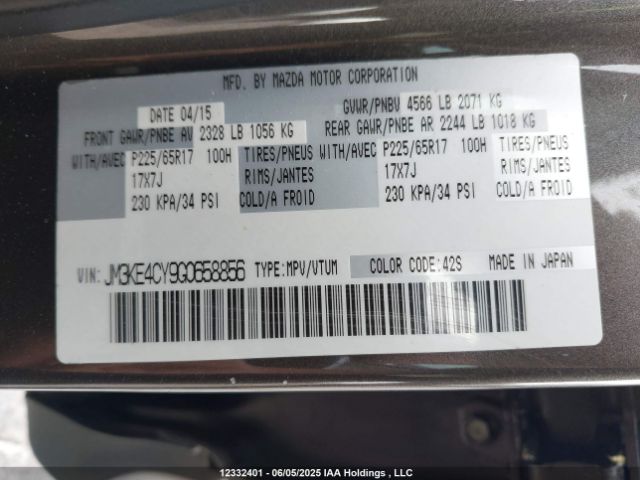 JM3KE4CY9G0658856 Mazda py