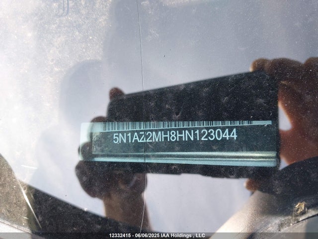 5N1AZ2MH8HN123044 Nissan 2017