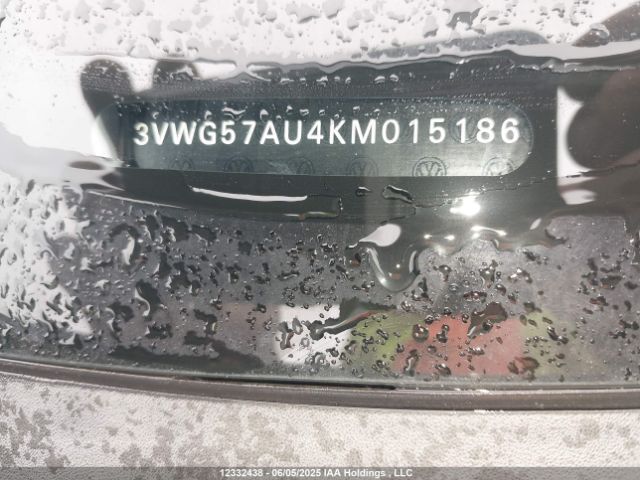3VWG57AU4KM015186 Volkswagen Golf