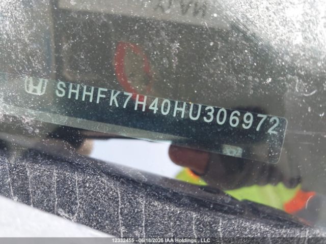 SHHFK7H40HU306972 Honda l15ba