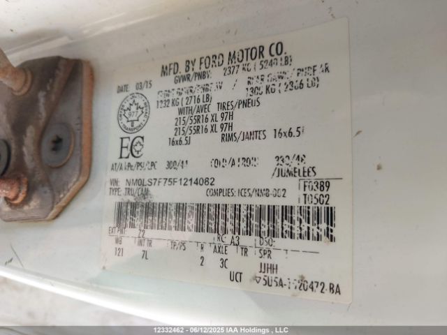 NM0LS7F75F1214082 Ford 2015