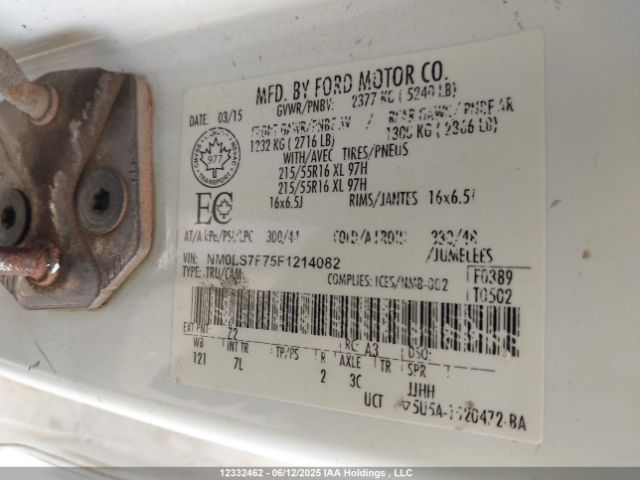 NM0LS7F75F1214082 Ford 2015