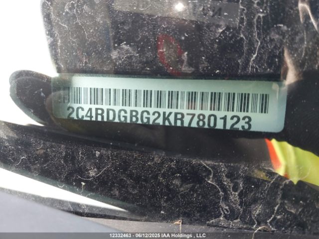 2C4RDGBG2KR780123 Dodge 2019