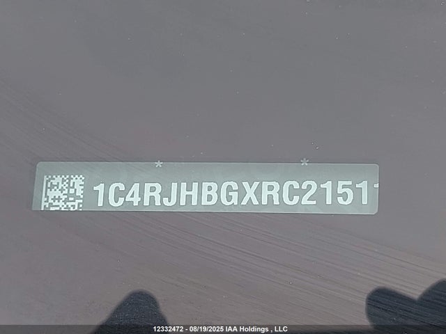 1C4RJHBGXRC215118 Jeep Grand Cherokee