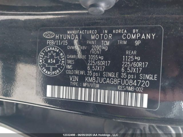 KM8JUCAG8FU084720 Hyundai dohc gdi theta ii