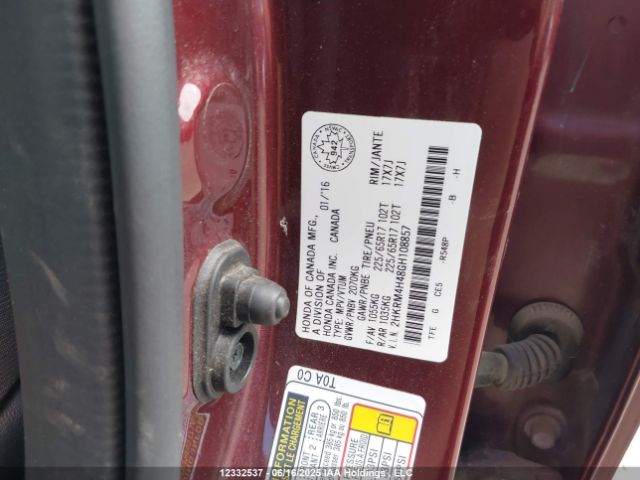 2HKRM4H48GH108857 Honda k24w9