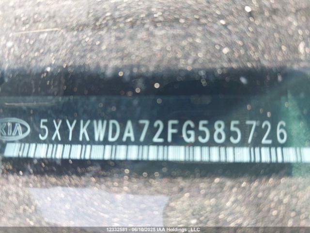 5XYKWDA72FG585726 KIA Sorento Sx/sx Limited