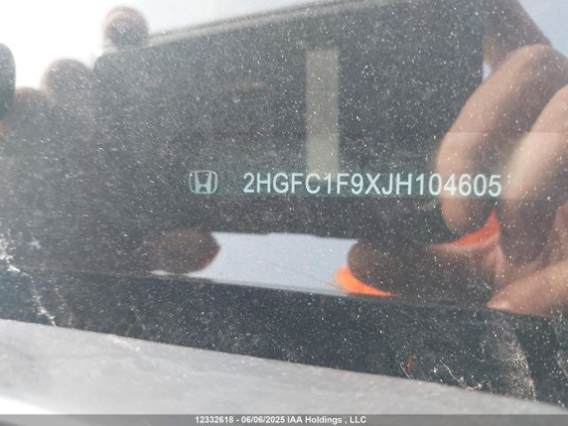 2HGFC1F9XJH104605 Honda l15b7