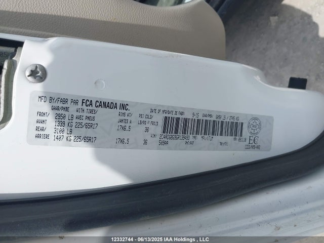 Dodge 2016 2016 2C4RDGBG9GR139493 Image 9