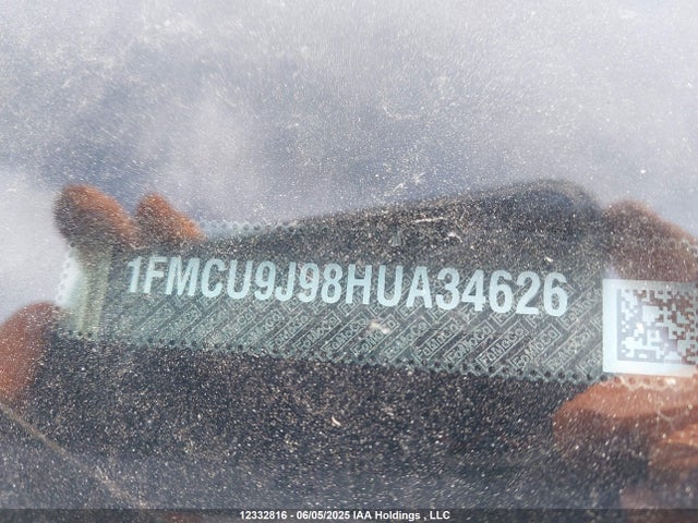 1FMCU9J98HUA34626 Ford 2017