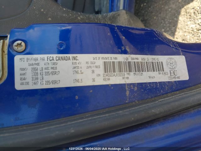 2C4RDGEG4LR152318 Dodge Grand Caravan Gt