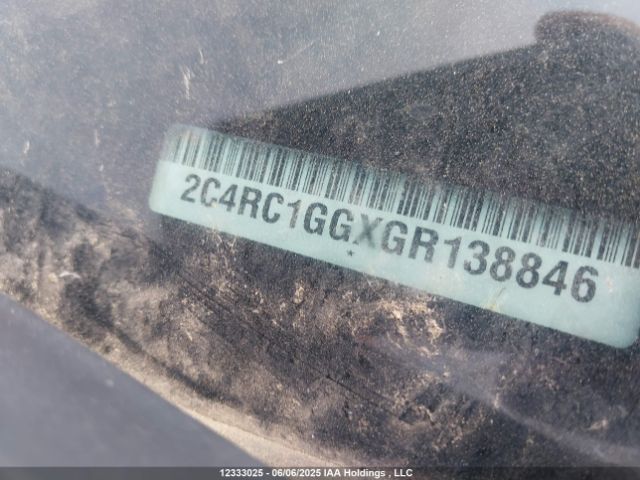 2C4RC1GGXGR138846 Chrysler Town and Country