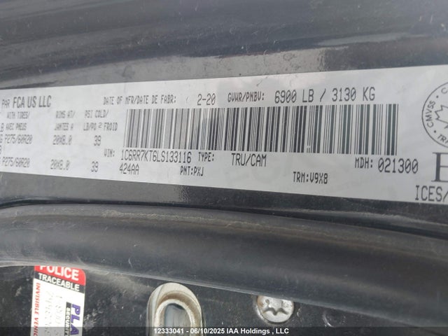 Dodge 1500 2020 1C6RR7KT6LS133116 Image 9