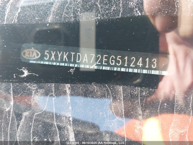 5XYKTDA72EG512413 KIA gasoline 3.3 v6 gdi lambda ii