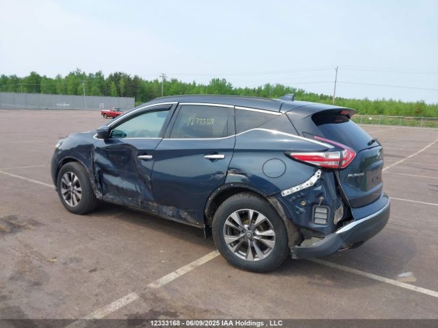 5N1AZ2MHXJN133726 Nissan Murano S/sl/sv/platinum