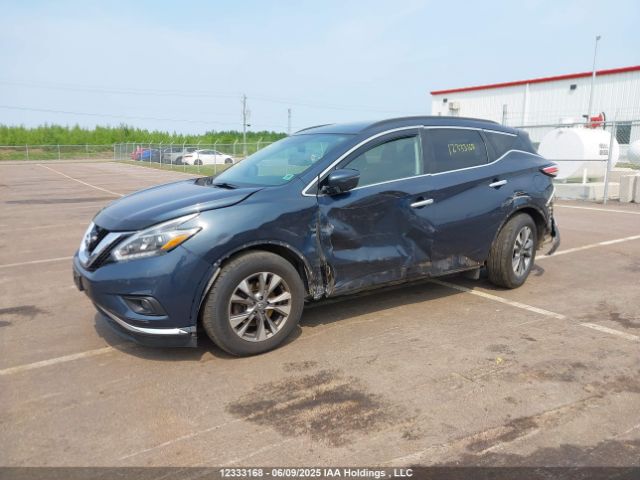 5N1AZ2MHXJN133726 Nissan Murano S/sl/sv/platinum