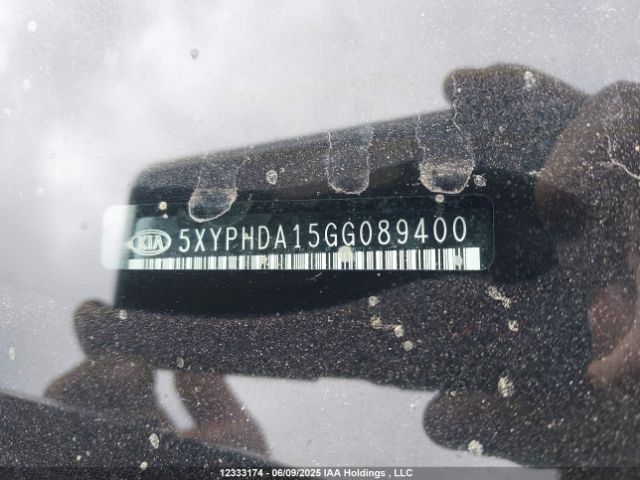 5XYPHDA15GG089400 KIA dohc t-gdi theta ii