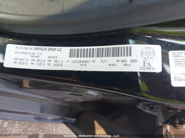 1C3CCCCG6FN506317 Chrysler 2015
