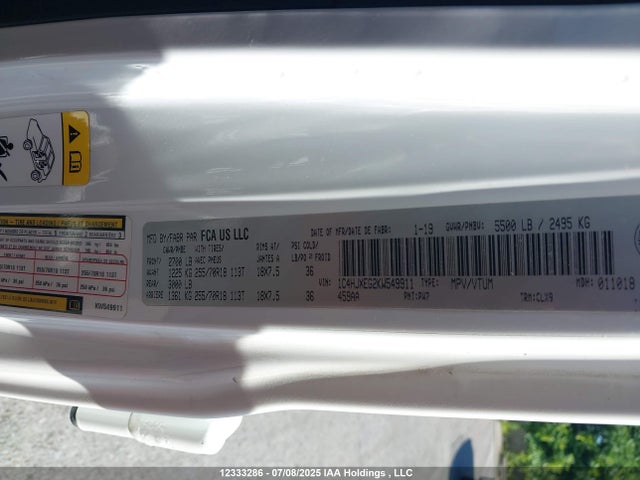 1C4HJXEG2KW549911 Jeep Wrangler