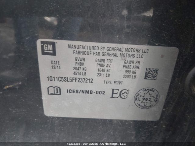 1G11C5SL5FF237212 Chevrolet lkw