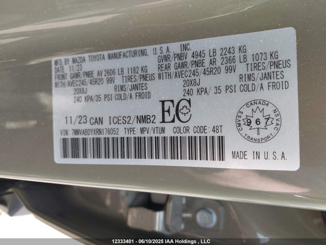 7MMVABDYXRN176052 Mazda py