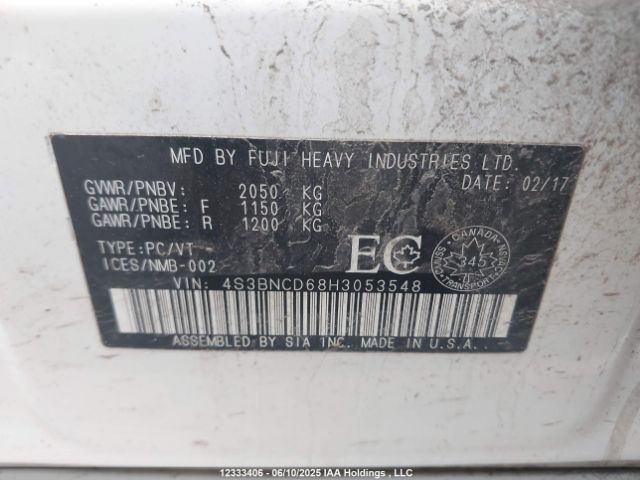 4S3BNCD68H3053548 Subaru Legacy