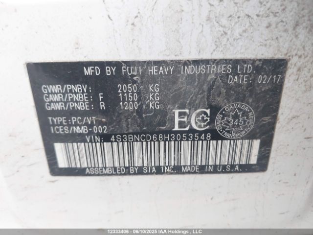 4S3BNCD68H3053548 Subaru Legacy