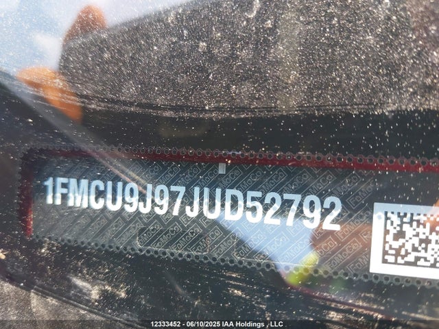 1FMCU9J97JUD52792 Ford 2018