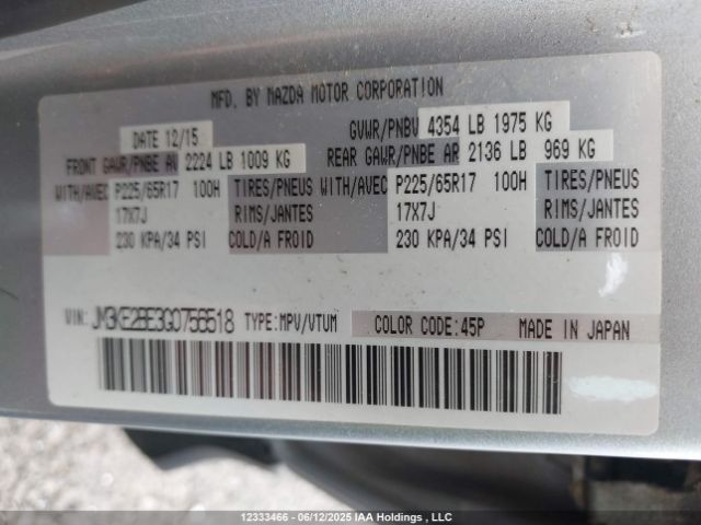 JM3KE2BE3G0756518 Mazda pe