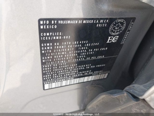 3VVCX7B20RM012628 Volkswagen tsi
