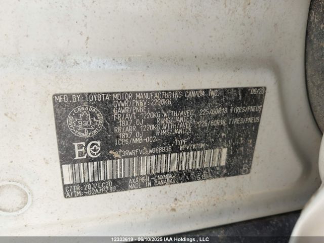 2T3RWRFV0LW088836 Toyota a25-fxz, 3nm+4nm