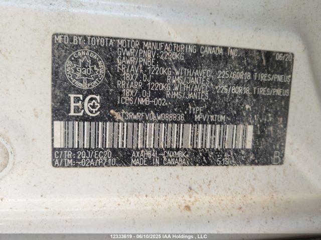2T3RWRFV0LW088836 Toyota a25-fxz, 3nm+4nm