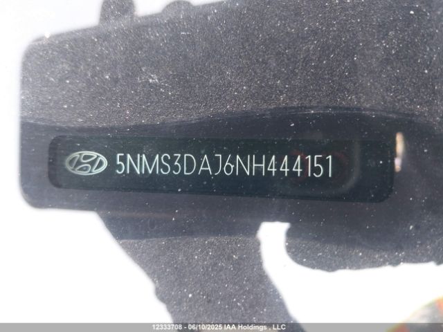 5NMS3DAJ6NH444151 Hyundai gdi theta iii