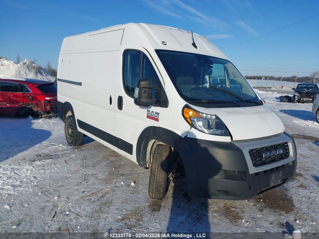 12333778 :رقم المزاد ، 3C6LRVCG1NE121909 vin ، 2022 Ram Promaster 2500 High Roof 136 In. Wb مزاد بيع