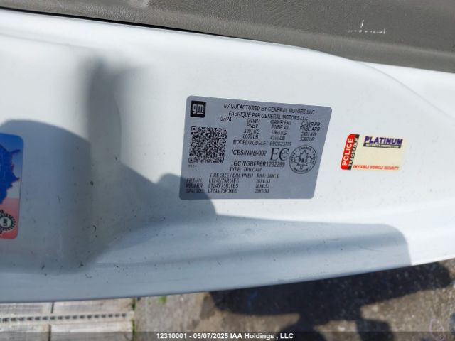 1GCWGBFP6R1232289 Chevrolet Express 2500 Work Van