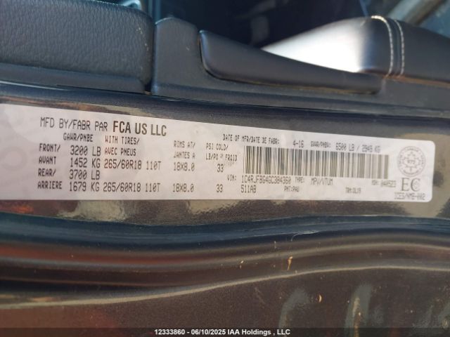 1C4RJFBG4GC384360 Jeep Grand Cherokee