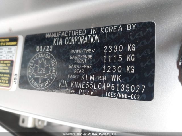 KNAE55LC4P6135027 KIA tgdi lambda ii