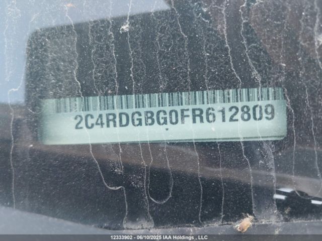 2C4RDGBG0FR612809 Dodge Grand Caravan Se/sxt