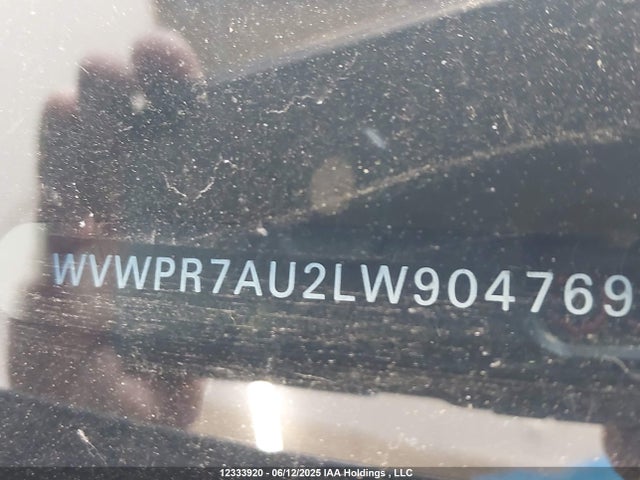 WVWPR7AU2LW904769 Volkswagen 2020