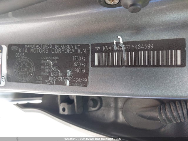 KIA dohc mpi nu 2015 KNAFX4A67F5434599 Image 19