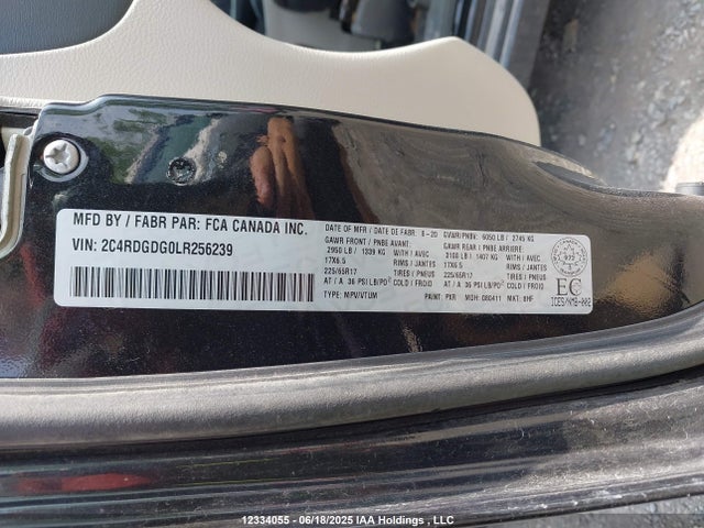 2C4RDGDG0LR256239 Dodge Grand Caravan