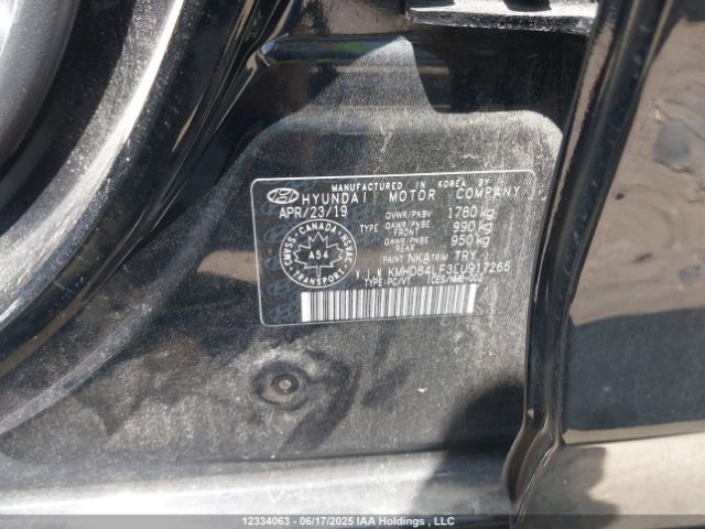 KMHD84LF3LU917265 Hyundai mpi nu